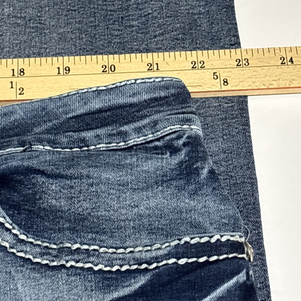Apt. 9 Women Bootcut Jeans Embellished Bling Pocket Plus Size 24 Stretch Bootcut - Picture 7 of 12